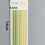 Uzun Şerit Yarı Şeffaf Yapışkanlı Post it,index,sticker