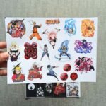 18 Adet Naruto Sticker Anime Sticker Laptop Sticker