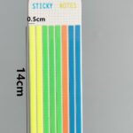 Uzun Şerit Yarı Şeffaf Yapışkanlı Post it,index,sticker