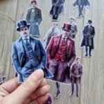 15 Adet Erkek Sticker Seti Bullet Journal Laptop  Scrapbook Gentlemen  Adam Victorian Men