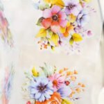 1 Rulo Şeffaf Renkli Çiçek Pet Bant Kesimli 5cmx2m Scrapbook Bullet Journal Ajanda Washi Tape