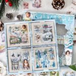 5 Sayfa 25 Adet Şeffaf Kış Temalı Sticker Seti Scrapbook Bullet Journal Ajanda Planlayıcı Günlük