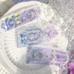 1 Adet Şeffaf Simli Holografik Büyülü Pencere Fantastik Kitap Ayracı Akrilik PVC