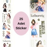25 Adet Sticker Şeffaf Kız Sticker Scrapbook Bullet Journal Ajanda Günlük Planlayıcı