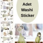 45 Adet Yeşil Kız Washi Sticker Scrapbook Bullet Journal Ajanda Günlük Planlayıcı