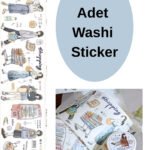 45 Adet Mavi Kız Washi Sticker Scrapbook Bullet Journal Ajanda Günlük Planlayıcı Kore Anime