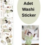 45 Adet Kız Washi Sticker Scrapbook Bullet Journal Ajanda Günlük Planlayıcı Kore Anime