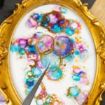 15 Adet Şeffaf Büyük Yaldızlı Suluboya Sticker Bullet Journal Scrapbook Ajanda Laptop Günlük