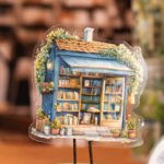 7 Adet Şeffaf Mavi Kitapçı Sticker Bullet Journal Scrapbook Laptop Ajanda Planlayıcı