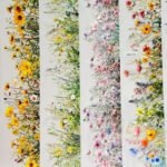 Şeffaf Sarı Çiçek Şerit Pet Bant Rulo 3cmx2m Scrapbook Bullet Journal Ajanda Washi Tape