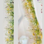 Şeffaf Çiçek Çimen Şerit Pet Bant Rulo 3cmx2m Scrapbook Bullet Journal Ajanda Washi Tape