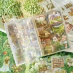 2 Sayfa 12 Adet Şeffaf Bahar Sticker Bullet Journal Scrapbook Laptop Ajanda Planlayıcı