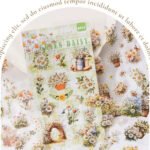 6 Sayfa 80 Adet Şeffaf Papatya Sticker Bullet Journal Scrapbook Laptop Ajanda Planlayıcı