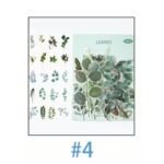 40 Adet Şeffaf Okaliptus Yaprak Sticker Bullet Journal Scrapbook Laptop Ajanda Planlayıcı