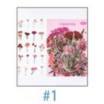 40 Adet Şeffaf Karanfil Sticker Bullet Journal Scrapbook Laptop Ajanda Planlayıcı