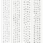 400 Adet Mini Şeffaf İkon Sticker Scrapbook Bullet Journal Ajanda Washi Kawaii Eşya Emoji