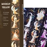 Şeffaf Holografik Sarı Kadın Pet Tape Döngü 5x35 Cm Scrapbook Bullet Journal Ajanda Washi