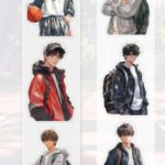 6 Adet Şeffaf Erkek Sticker Bullet Journal Scrapbook Laptop Ajanda Planlayıcı