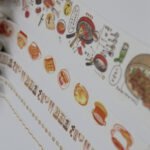 5 Adet Yemek Temalı Washi Bant Seti Scrapbook Bullet Journal Ajanda Washi Tape